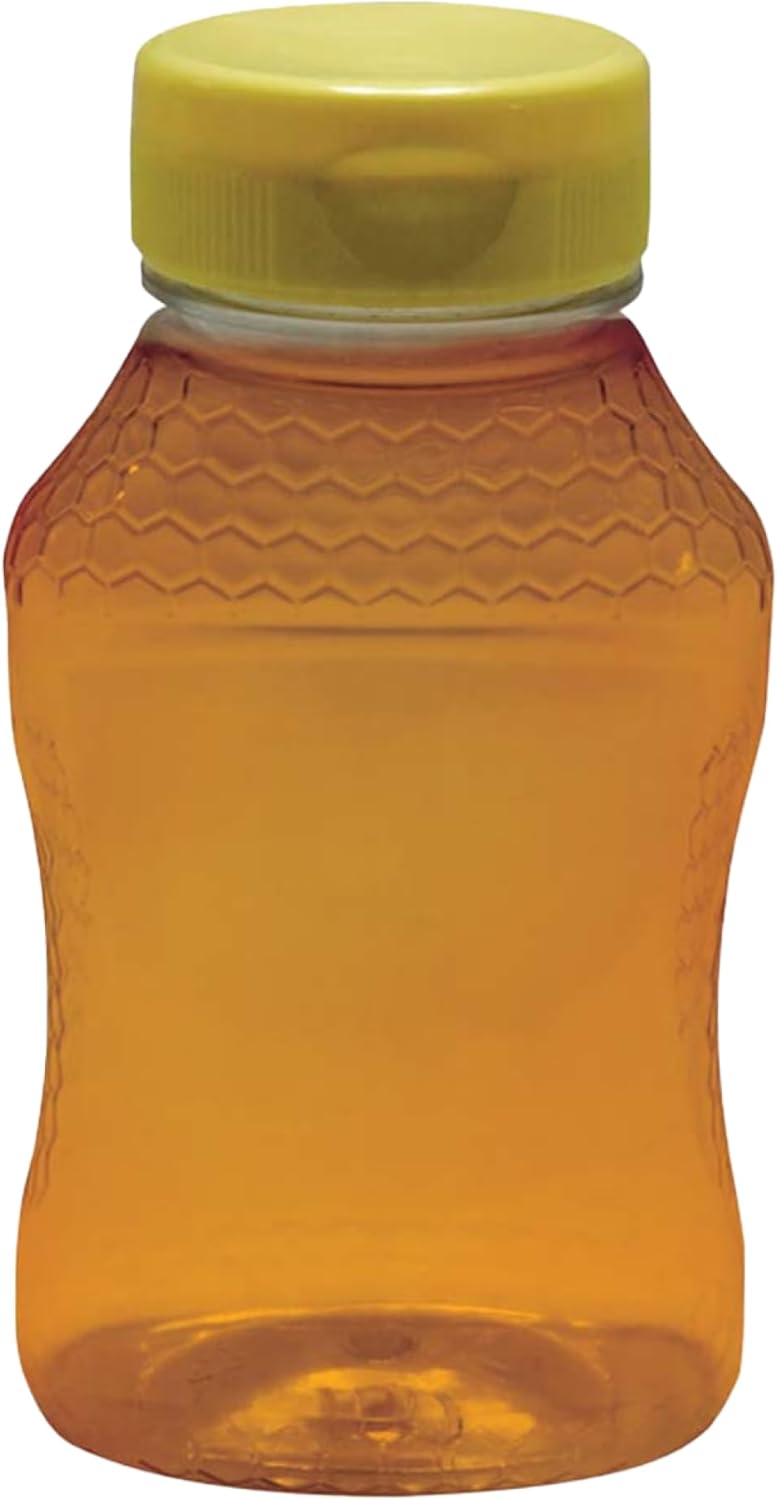 8 oz Refillable Hourglass Honey Jars